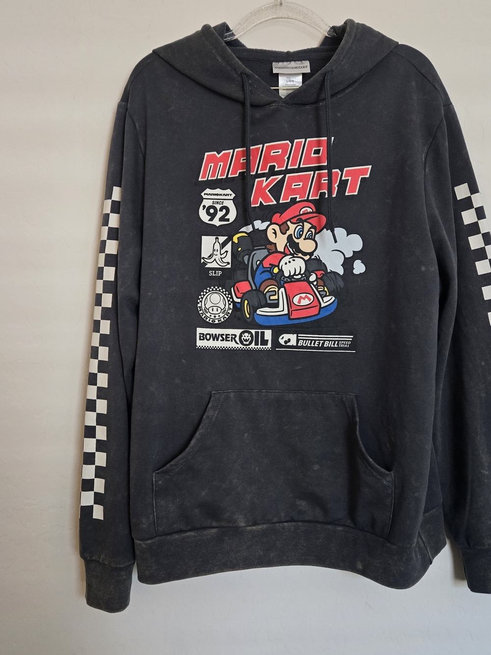 Mario Kart Graphic Hoodie - Black